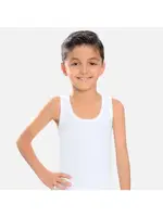 Erkek Çocuk Atlet Süprem %100 Pamuk ÖTS 7001 - 6 ADET Beyaz detay görünüm