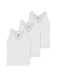 Arma Yıldız Erkek Çocuk Beyaz Atlet 3'lü Paket %100 Pamuklu Penye Arma Yıldız 5548 - 3 ADET