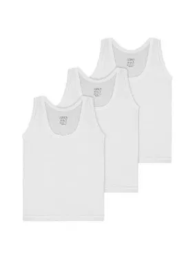 Arma Yıldız Erkek Çocuk Beyaz Ribana Atlet 3lü Paket Arma Yıldız 5546 - 3 ADET