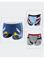 Erkek Çocuk Boxer Likralı Active ÖTS 7235 - 6 ADET Lacivert görsel 4