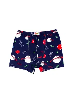 Öts İç Giyim Erkek Çocuk Boxer Likralı Uzay Serisi ÖTS 7215 - 6 ADET