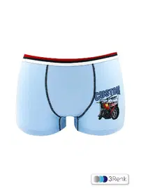 Öts İç Giyim Erkek Çocuk Boxer Motosiklet Baskılı ÖTS 7218 - 6 ADET