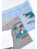 Erkek Çocuk Boxer Okyanus Serisi ÖTS 7392 - 6 ADET Gri