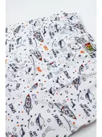 Erkek Çocuk Boxer Okyanus Serisi ÖTS 7392 - 6 ADET Beyaz görsel 4