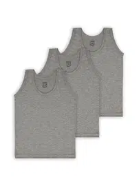 Arma Yıldız Erkek Çocuk Gri Atlet 3lü Paket %100 Pamuklu Penye Arma Yıldız 5548 - 3 ADET