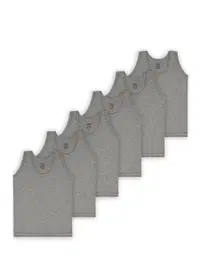 Arma Yıldız Erkek Çocuk Gri Penye Atlet 6lı Paket Arma Yıldız 5502 - 6 ADET