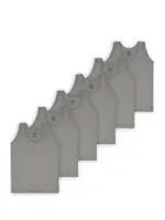 Erkek Çocuk Gri Penye Atlet 6lı Paket Arma Yıldız 5502 - 6 ADET Gri