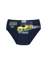 Erkek Çocuk Külot Likralı Resim Baskılı ÖTS 7245 - 6 ADET Lacivert farklı açı