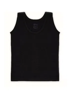 Arma Yıldız Erkek Çocuk Siyah Penye Atlet 6lı Paket Arma Yıldız 5502 - 6 ADET - Alternatif Görünüm