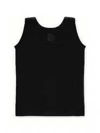 Arma Yıldız Erkek Çocuk Siyah Penye Atlet Arma Yıldız 5502