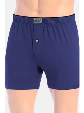 Arma Yıldız Erkek Düğmeli Havlu Bel Boxer Indigo Arma Yıldız 1140