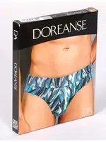 Erkek Fantezi Akuatik Desenli Jockstrap String Doreanse 1024 Yeşil farklı açı