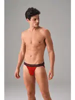 Fantezi File Detaylı Erkek Jockstrap String Doreanse 1006 Kırmızı farklı açı