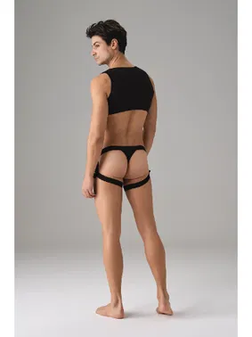 Doreanse Erkek Fantezi Jartiyer Detaylı String Body Doreanse 3043 - Alternatif Görünüm