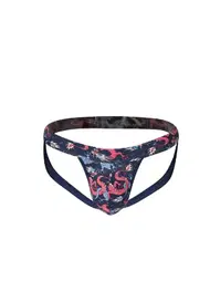 Doreanse Erkek Fantezi Renkli Ejderha Desenli Jockstrap String Doreanse 1026