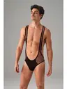 Erkek File Kumaş Askılı Jockstrap Body Doreanse 3053