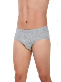 Yıldız Çamaşır Erkek Gri 6'lı Paket Pamuk Kom Slip Külot Yıldız 131