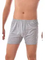 Erkek Gri Arjantin Paçalı Boxer 6lı Paket Arma Yıldız 1005 - 6 ADET Gri farklı açı