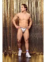 Erkek Gri Deri String  Darkzone DZN6693