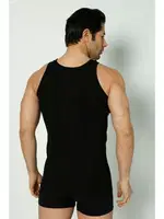 Erkek Gri Fitilli Kaşkorse Atlet Arma Yıldız 1187 Gri farklı açı