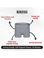Erkek Gri Organik Pamuk Boxer Darkzone DZN2153 görsel 5