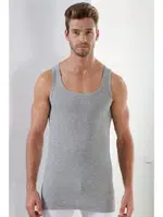 Erkek Gri Ribana Sporcu Atlet 3'lü Paket Arma Yıldız 1008 - 3 ADET Gri detay görünüm