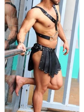 Erkek Harness Gladyatör Seti missisX 88071