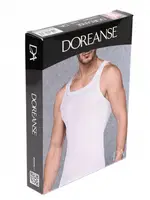 Erkek Kaşkorse %92 Pamuk Atlet Doreanse 2206 Beyaz farklı açı