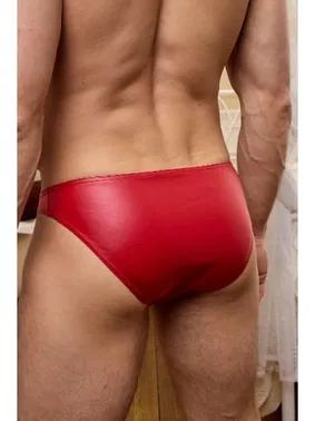 Darkzone Erkek Kırmızı Deri Slip  Darkzone DZN6926 - Alternatif Görünüm