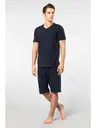 Kısa Kollu Modal Bermuda Erkek Pijama Takım Cacharel 2193