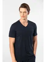 Kısa Kollu Modal Bermuda Erkek Pijama Takım Cacharel 2193 Lacivert farklı açı