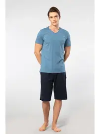 Cacharel Bermuda Erkek Kısa Kollu Modal Pijama Takımı Cacharel 2193