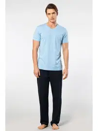 Cacharel Kısa Kollu Modal Erkek Pijama Takımı Cacharel 2192