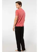 Kısa Kollu Modal Erkek V Yaka Pijama Takımı Cacharel 2192 Mercan farklı açı