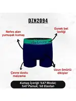 Erkek Lacivert Modal Boxer Darkzone DZN2094 detay görünüm