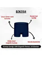 Erkek Lacivert Organik Pamuk Boxer Darkzone DZN2154 görsel 5