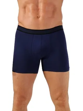 Özkan Erkek Lacivert Pamuklu Likralı Esnek Rahat Boxer Özkan 11226