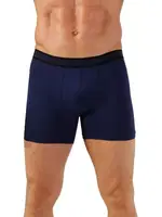Erkek Lacivert Pamuklu Likralı Esnek Rahat Boxer Özkan 11226 Lacivert