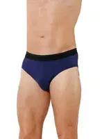 Erkek Lacivert Pamuklu Likralı Penye Esnek Rahat Slip Külot Özkan 11330 Lacivert