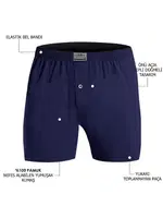 Erkek Lacivert Penye Havlu Bel Boxer Arma Yıldız 1140 Lacivert farklı açı