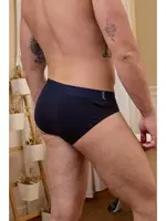 Erkek Lastikli Lacivert Bambu Slip  Darkzone DZNBM6304 görsel 4