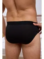 Erkek Lastikli Siyah Bambu Slip  Darkzone DZNBM6301 detay görünüm