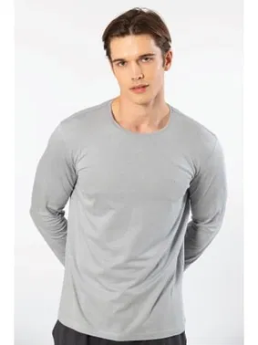 Cacharel Bisiklet Yaka Modal Pamuklu Erkek T-shirt Cacharel 2242