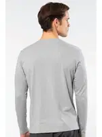 Bisiklet Yaka Modal Pamuklu Erkek T-shirt Cacharel 2242 Gri görsel 4