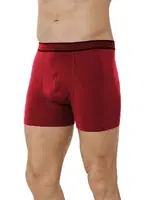 Erkek Pamuklu Bordo Likralı Esnek Rahat Boxer Özkan 11226 Bordo