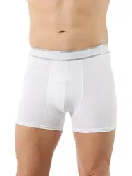 Özkan Erkek Pamuklu Likralı Esnek Rahat Beyaz Boxer Şort Özkan 11226