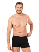 Erkek Pamuklu Modal Boxer Özkan 11897 Siyah