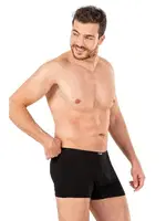 Erkek Pamuklu Modal Boxer Özkan 11897 Siyah farklı açı