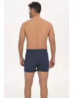 Pamuklu Önden Düğmeli Klasik Erkek Boxer Anıl 0073 Açık Lacivert detay görünüm