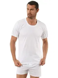 Özkan Erkek Pamuklu Penye Esnek Rahat Açik Yaka Yarım Kol Atlet Fanila Özkan 0059